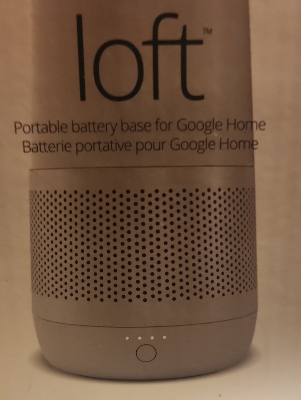 LOFT Portable Battery Base for Google Home - Gray